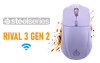 SteelSeries Rival 3 Gen 2 Wireless Mouse — Lavender - image 1