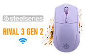 SteelSeries Rival 3 Gen 2 Wireless Mouse — Lavender - image 1