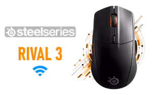 SteelSeries Rival 3 Wireless Gaming Mouse - Image 1