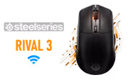 SteelSeries Rival 3 Wireless Gen 2 Black Gaming Mouse - image 1