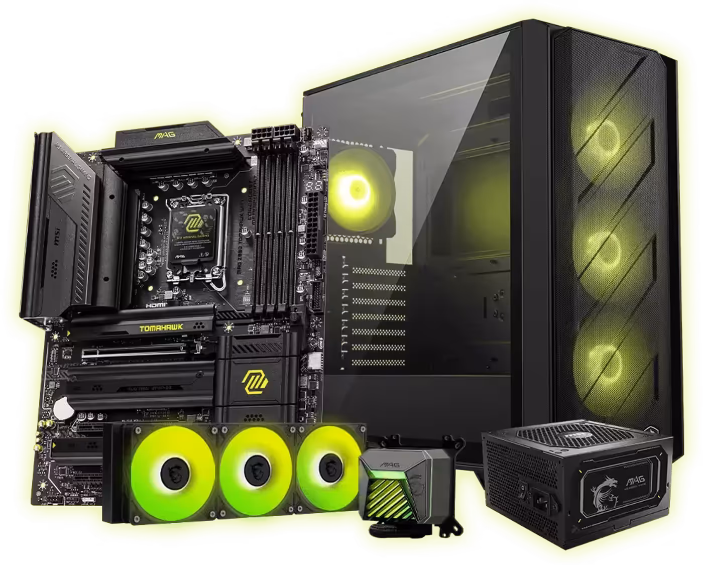 MSI MAG FORGE 330R AIRFLOW chassis featuring metallic-like construction and robust gaming components