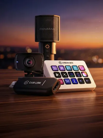 Streaming Essentials: Key gear to elevate your content creation game.