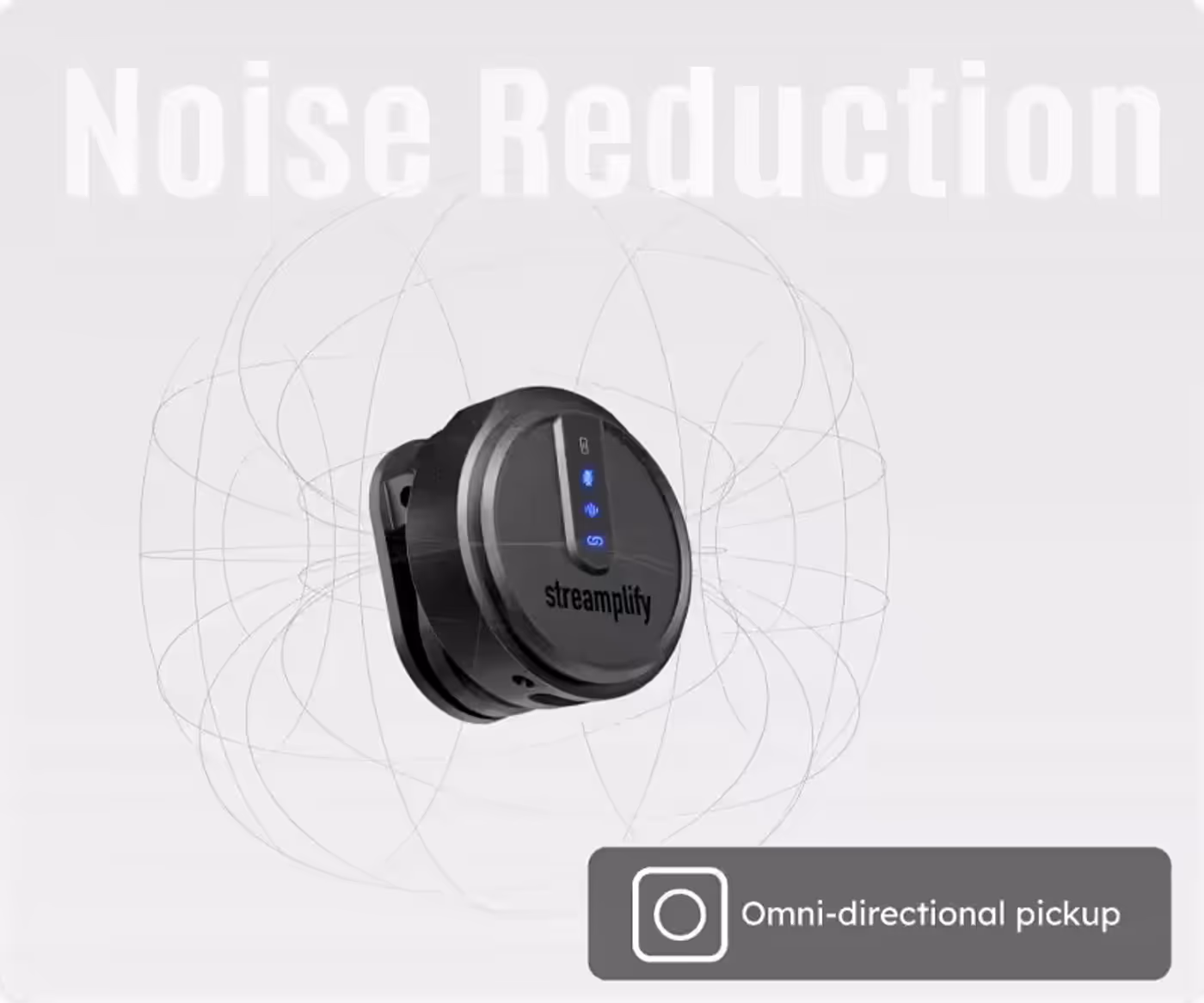 The Streamplify Mic Go microphone capsule with noise reduction