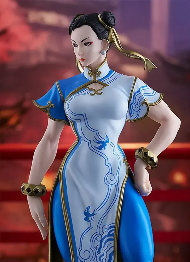 Chun-Li POP UP PARADE figure shown against a colourful background