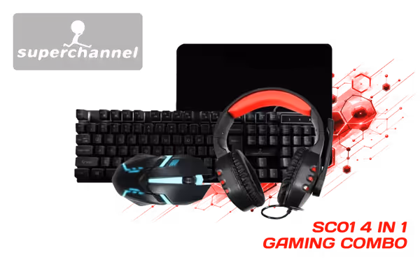 Superchannel SC01 4-in-1 Gaming Combo - image 1 Superchannel SC01 4-in-1 Gaming Combo - image 1
