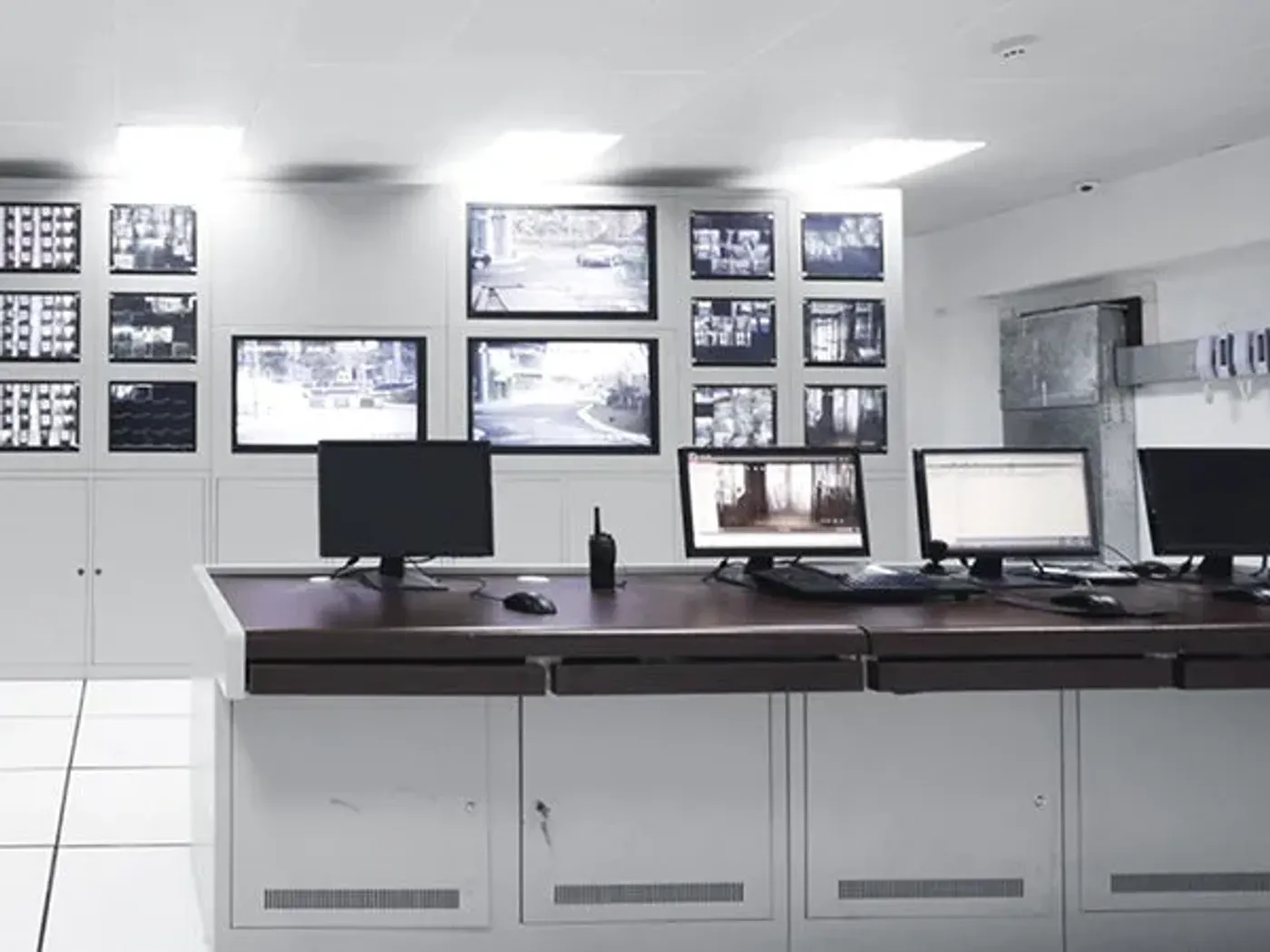 Images showing surveillance, office networking, campus Wi‑Fi, and signage uses