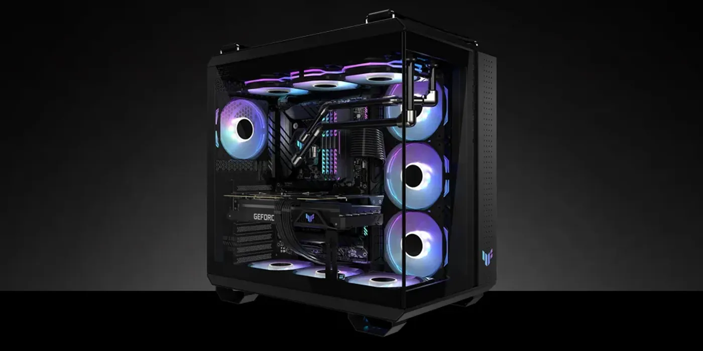 Fan with addressable double-layer LEDs lighting each blade evenly
