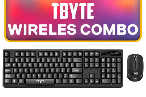 Tbyte Wireless Keyboard and Mouse Combo