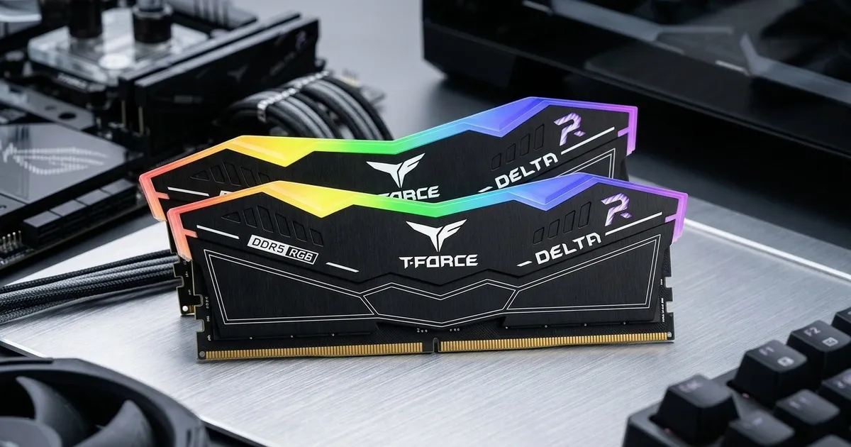 Teamgroup T-Force DELTA RGB 32GB (2x16GB) DDR5 7600MHz CL36 | Evetech