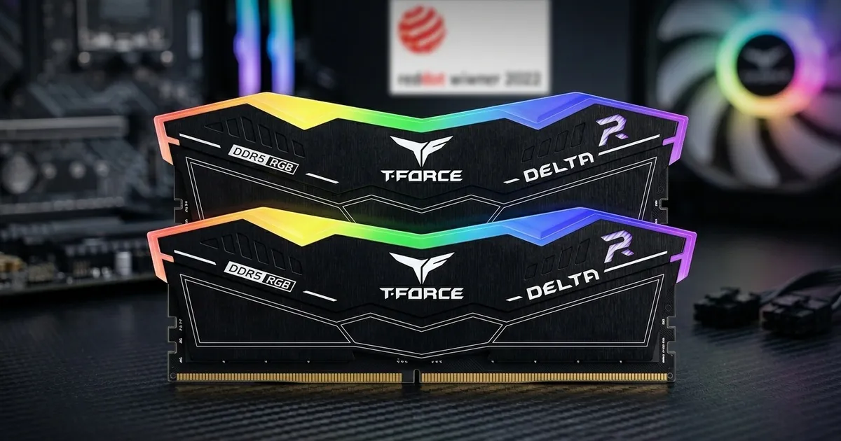 Teamgroup T-Force DELTA RGB 48GB DDR5 7200MHz CL34 Memory | Evetech