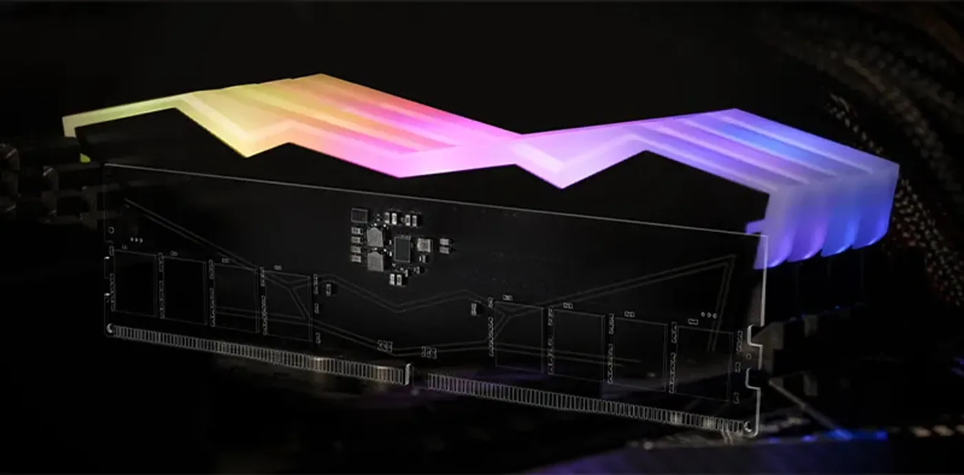 Teamgroup T-Force DELTA RGB DDR5 with integrated PMICs for stable power supply