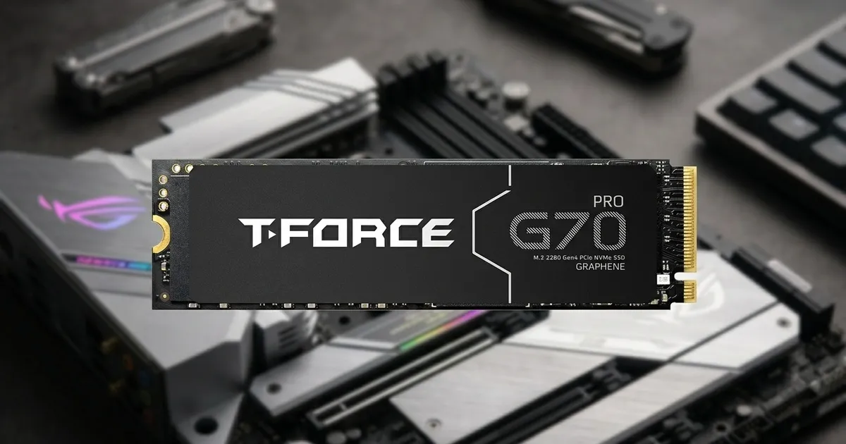 Teamgroup T-Force G70 PRO 1TB NVMe SSD — Fast Cooling | Evetech