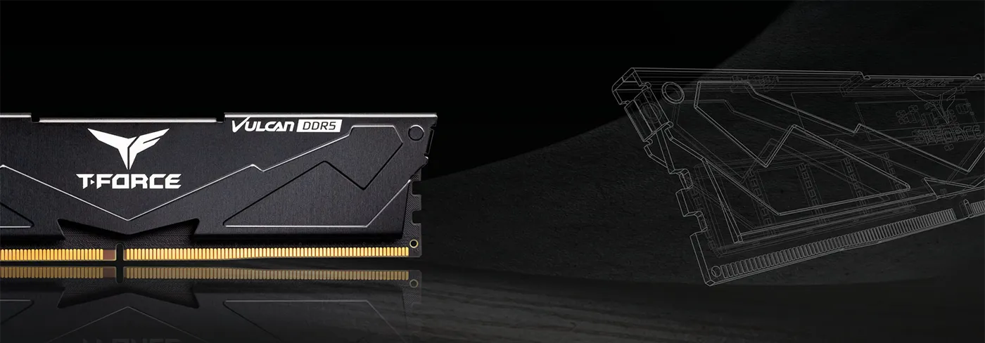 Teamgroup T-Force VULCAN 32GB (2x16GB) DDR5 6000MHz RAM | Evetech