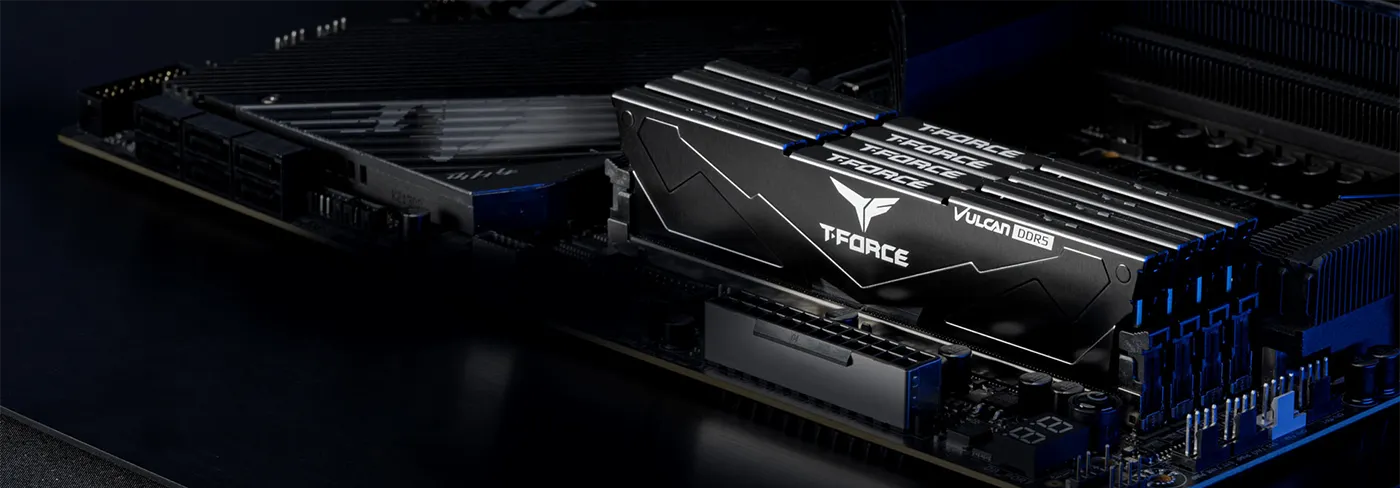 DDR5-6000 64GBメモリ Team T-Force Vulcan Teamgroup T-Force VULCAN 32GB (2x16GB) DDR5 6000MHz RAM | Evetech