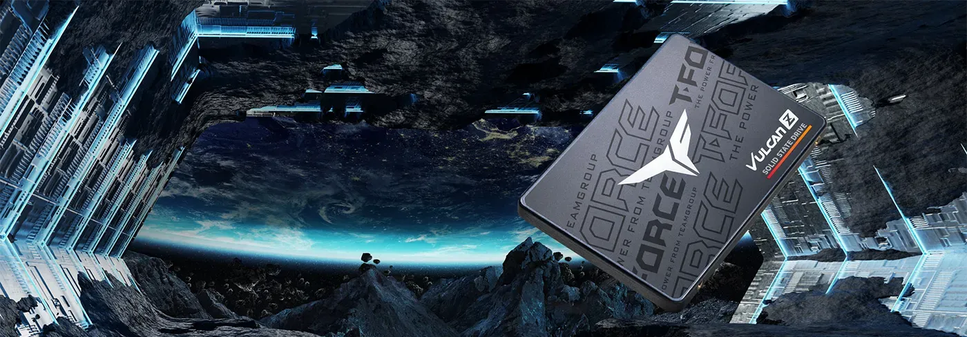 The rugged construction of the TeamGroup T-Force VULCAN Z 1TB SSD