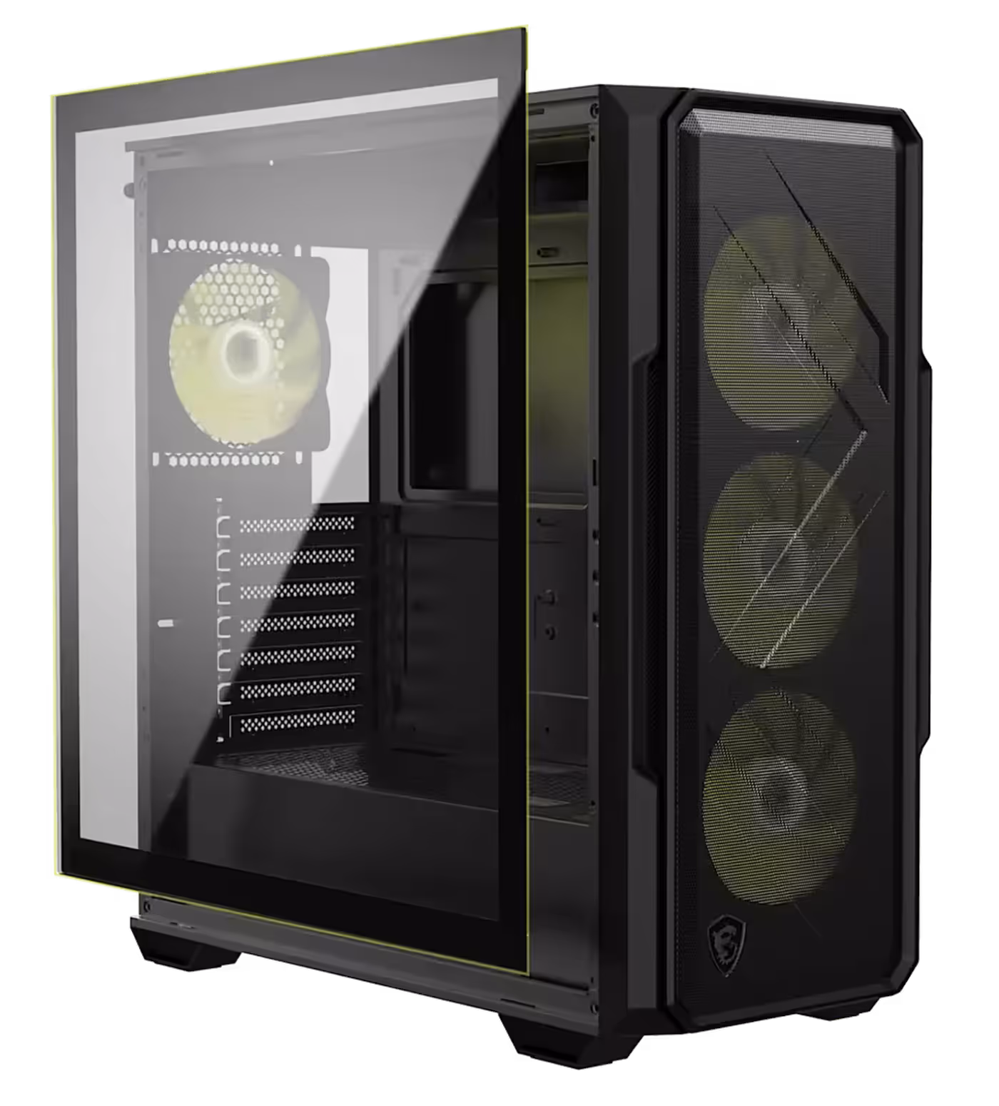 3mm tempered glass window providing internal system visibility