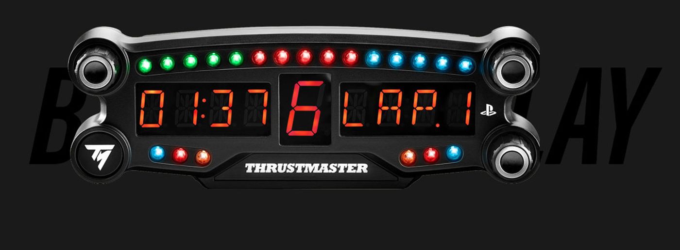 Side view of the BT LED Display showing its rotary selectors and micro-USB port