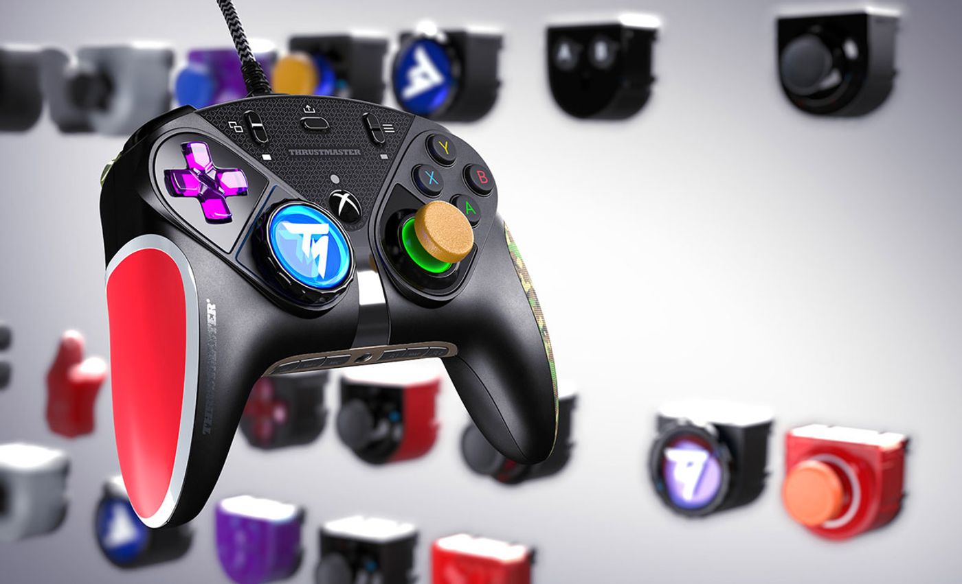 Overview of the modular ecosystem accessories for the eSwap X Pro Controller
