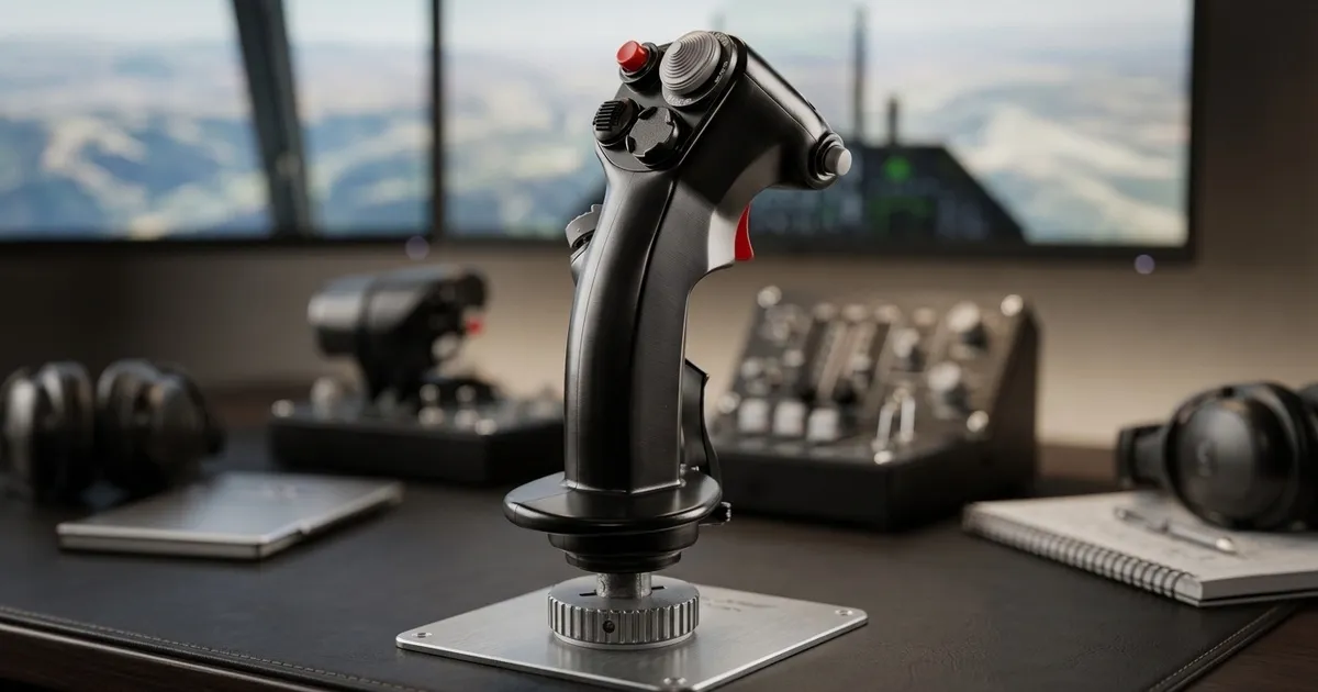 Thrustmaster F-16C Viper HOTAS Grip — Metal, 19 Buttons | Evetech