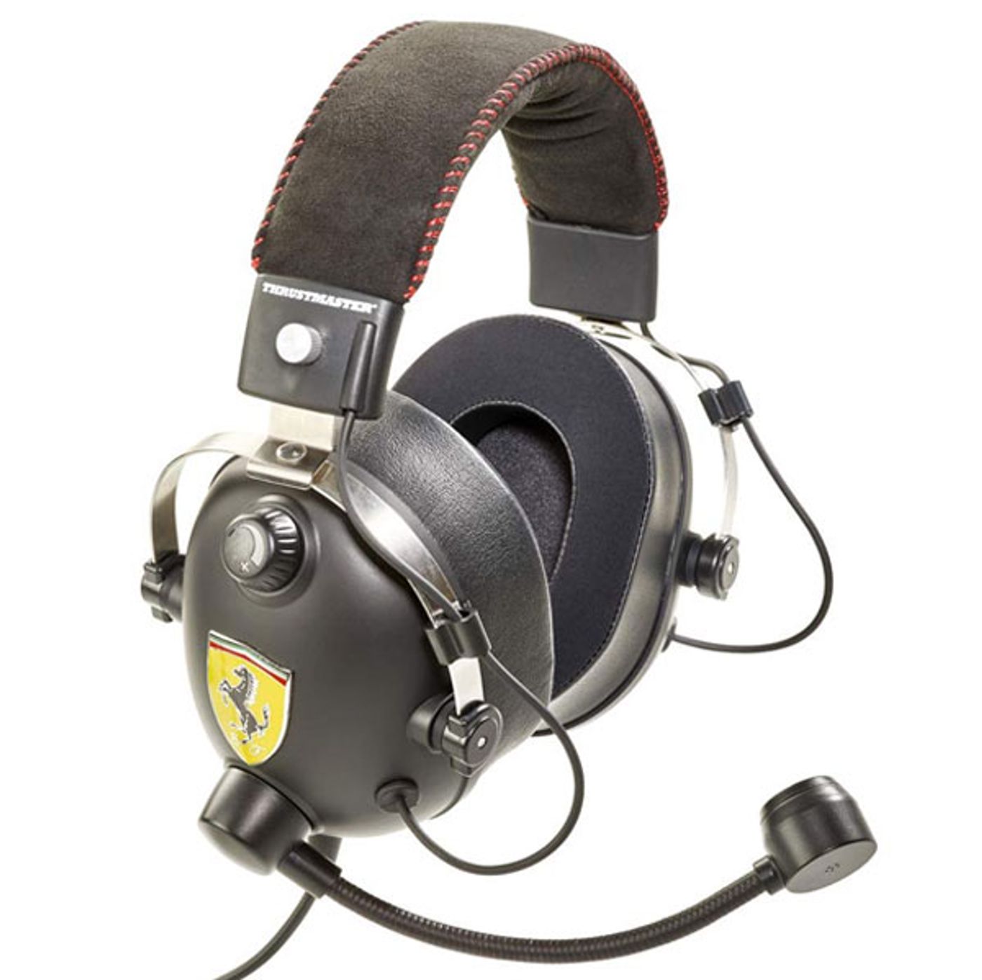 T.Racing Ferrari GT Edition gaming headset with Alcantara finish