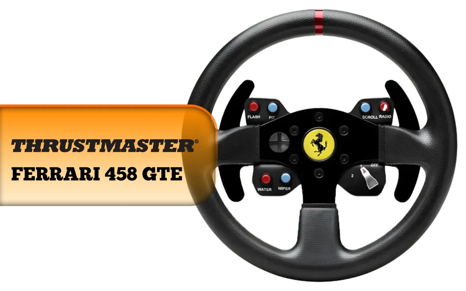 Thrustmaster Ferrari 458 GTE Wheel Add-On | Realistic Racing | Evetech