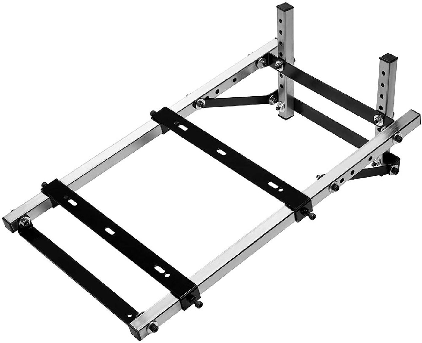 Thrustmaster Pedal T-Stand set up with a pedal set in a racing simulator