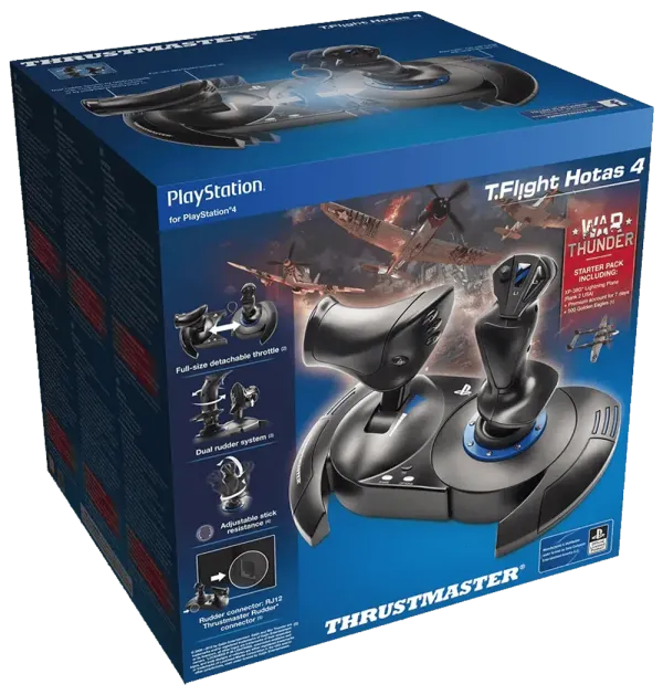 OPEN BOX] Thrustmaster T.Flight HOTAS 4 — Joystick & Throttle Set