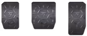 Thrustmaster T-Lcm Rubber Grip Covers — Texturized Pedal Tops - image 2