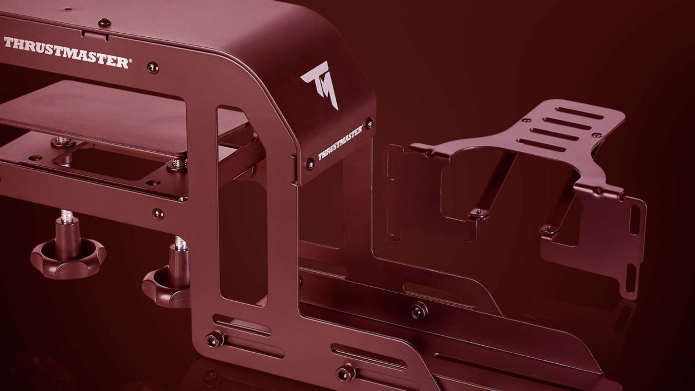 Thrustmaster TM Racing Clamp showing its all-metal construction