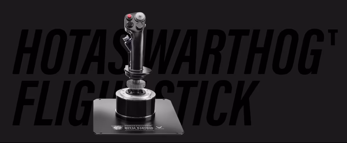 Thrustmaster Hotas Warthog Joystick Close Up - Mobile View