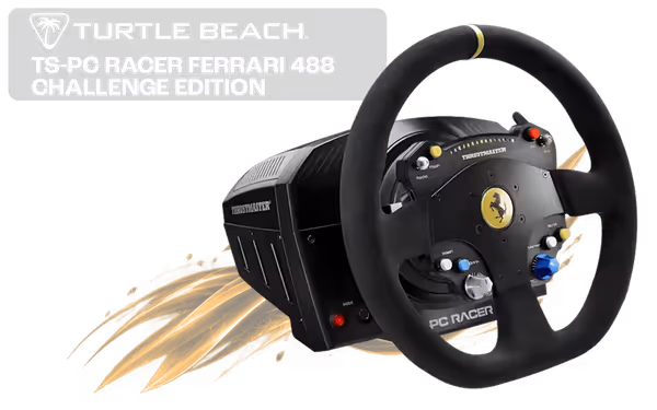 Thrustmaster TS-PC Racer Ferrari 488 Challenge Racing Wheel - image 1 Thrustmaster TS-PC Racer Ferrari 488 Challenge Racing Wheel - image 1