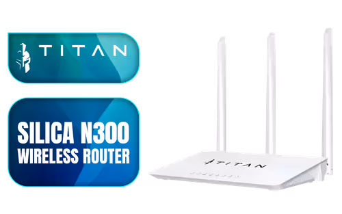 TITAN Silica N300 Wireless Router TITAN Silica N300 Wireless Router - Image 1
