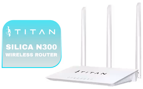 TITAN Silica N300 Wireless Router TITAN Silica N300 Wireless Router - Image 1
