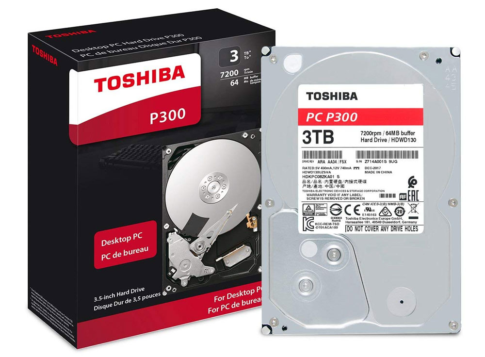 Toshiba P300 3TB Hard Drive - Best Deals - South Africa | Evetech