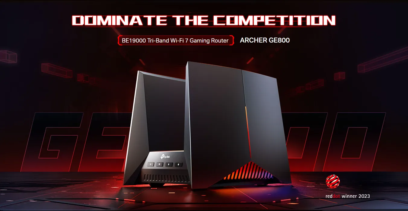 TP-Link Archer GE800 Wi-Fi 7 Gaming Router - Ultimate Gaming