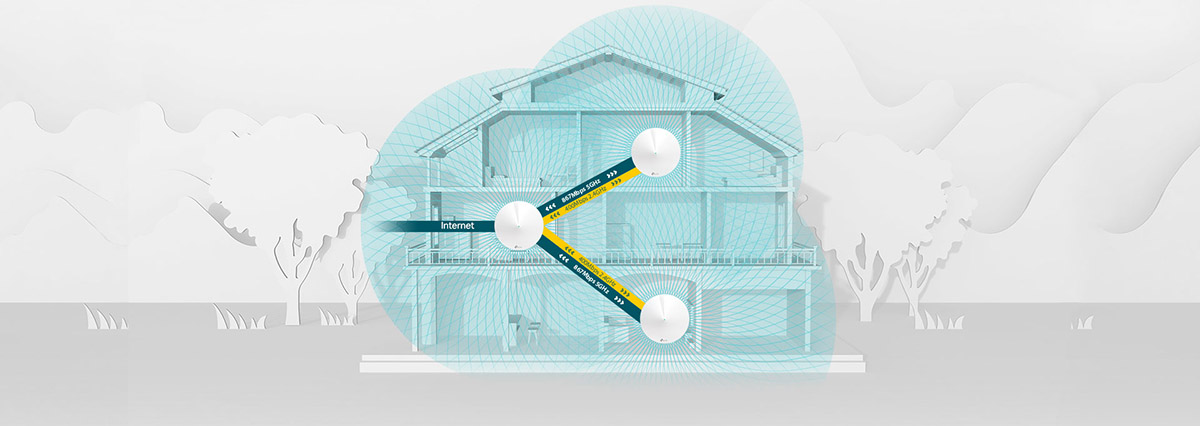 TP-Link Deco M5 Mesh Wi-Fi System Dead-Zone Killer Desktop View