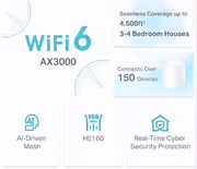TP-Link Deco X50 AX3000 Mesh Wi‑Fi 2‑Pack — Whole Home AX3000 - image 11