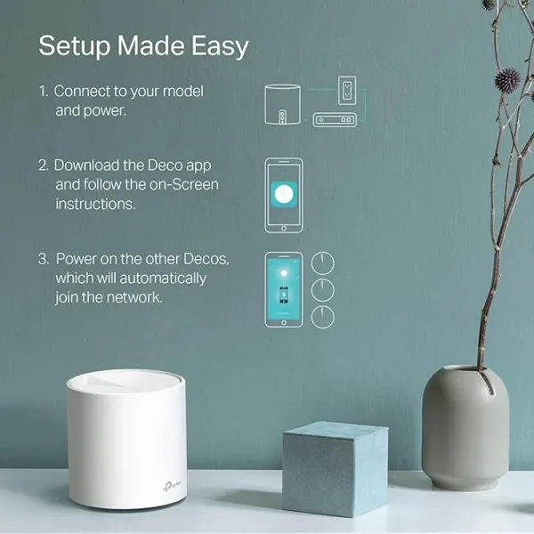TP-LINK Deco X60 AX3000 Whole Home Mesh Wi-Fi 3 Pack - Open Box