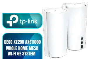 TP‑Link Deco XE200 AXE11000 WiFi 6E Mesh System 2‑Pack | Evetech