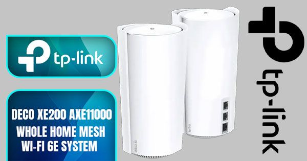 TP‑Link Deco XE200 AXE11000 WiFi 6E Mesh System 2‑Pack