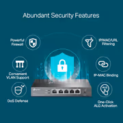 TP-LINK ER605 Omada Gigabit VPN Router – 5 GbE, 4 WAN - image 14