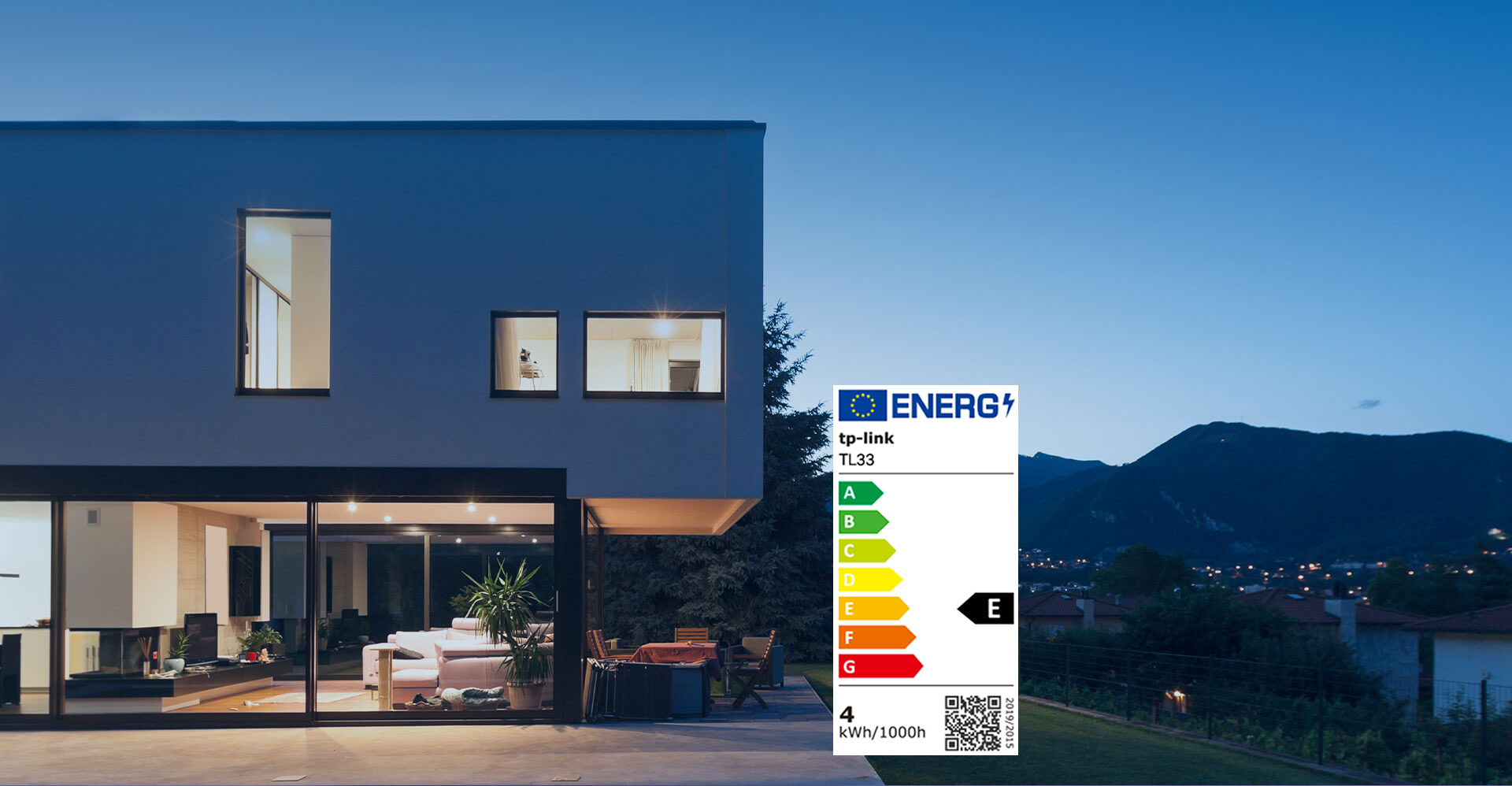 TP-Link Tapo TL33 energy-efficient design