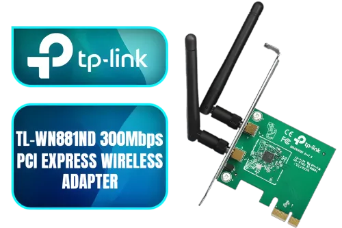 TP-LINK TL-WN881ND 300Mbps Wireless N PCI Express Adapter - Image 1