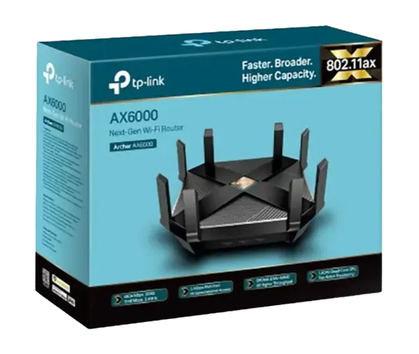 TP-Link WiFi 6 AX6000 Smart WiFi Router - High-Speed Connectivity