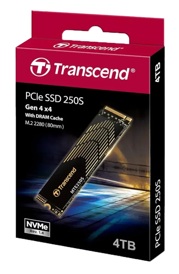 Transcend MTE250S 4TB NVMe SSD - Ultra-Fast Storage Solution | Evetech