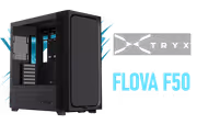 TRYX FLOVA F50 Mid-Tower ATX Case in Black - image 1