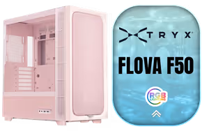 tryx-flova-f50-mid-tower-atx-case-pink tryx-flova-f50-mid-tower-atx-case-pink - Image 1