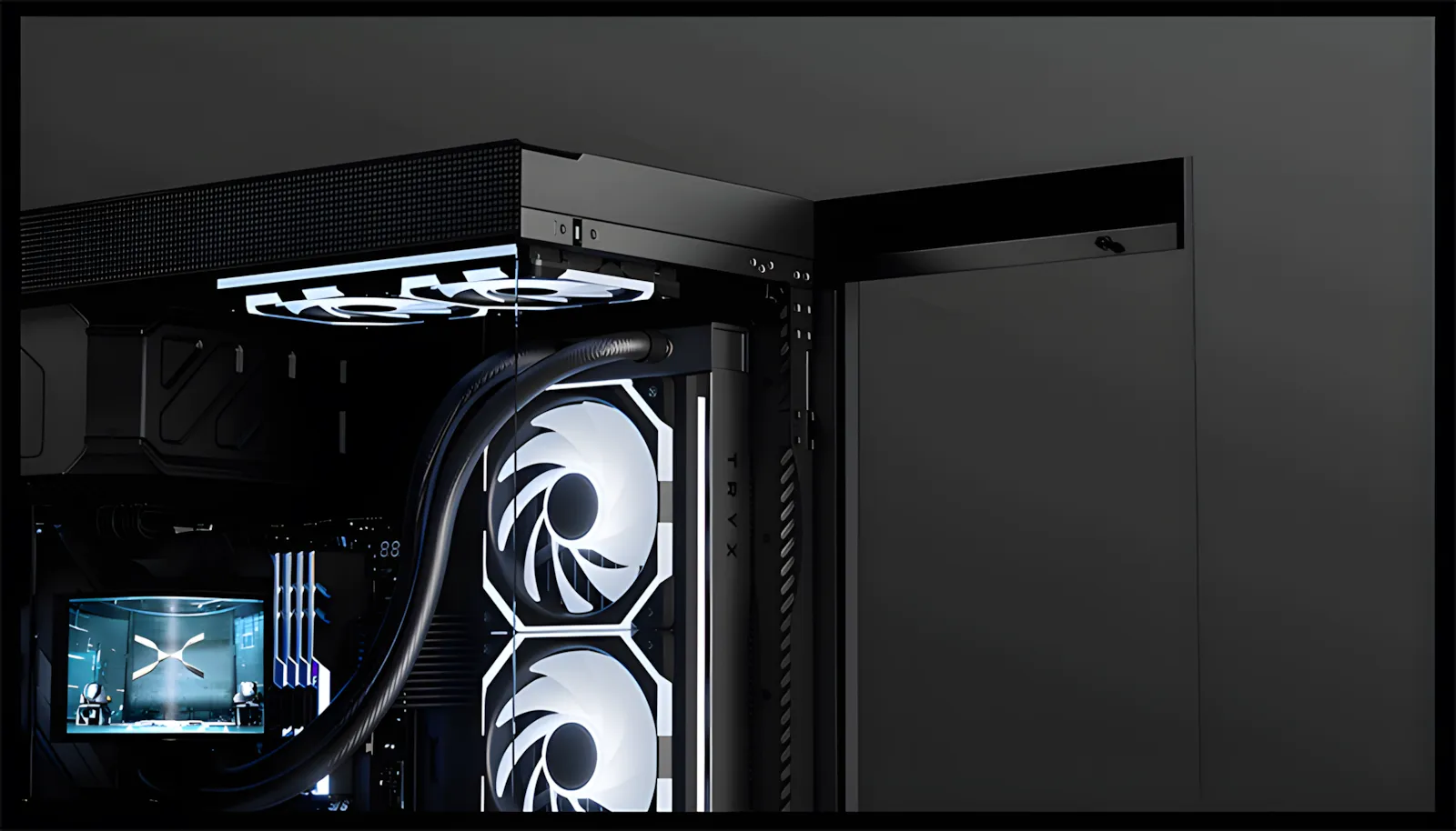 TRYX LUCA L70 E-ATX Mid-Tower Gaming Case, Tempered Glass | Evetech