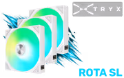 TRYX ROTA SL ARGB 120mm Pack of 3 — Quiet RGB Fans - image 1