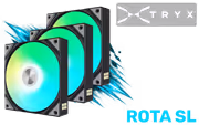 TRYX ROTA SL ARGB 120mm Pack of 3 — Quiet RGB Cooling - image 1